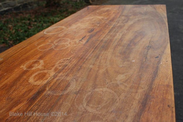 Restoring cheap maple furniture
