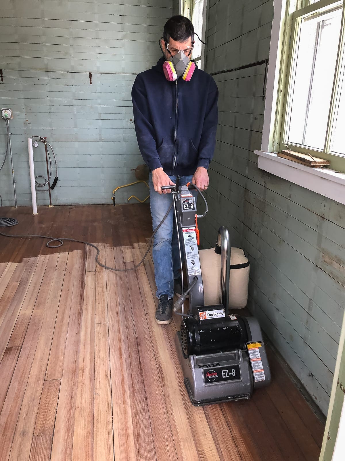 Sanding Hardwood Floors Blake Hill House