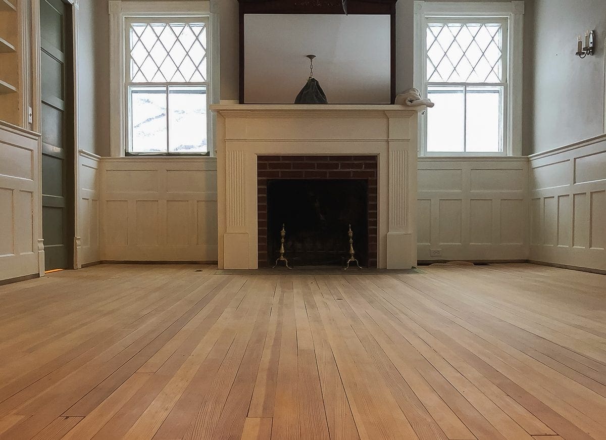 Sanding Hardwood Floors Blake Hill House