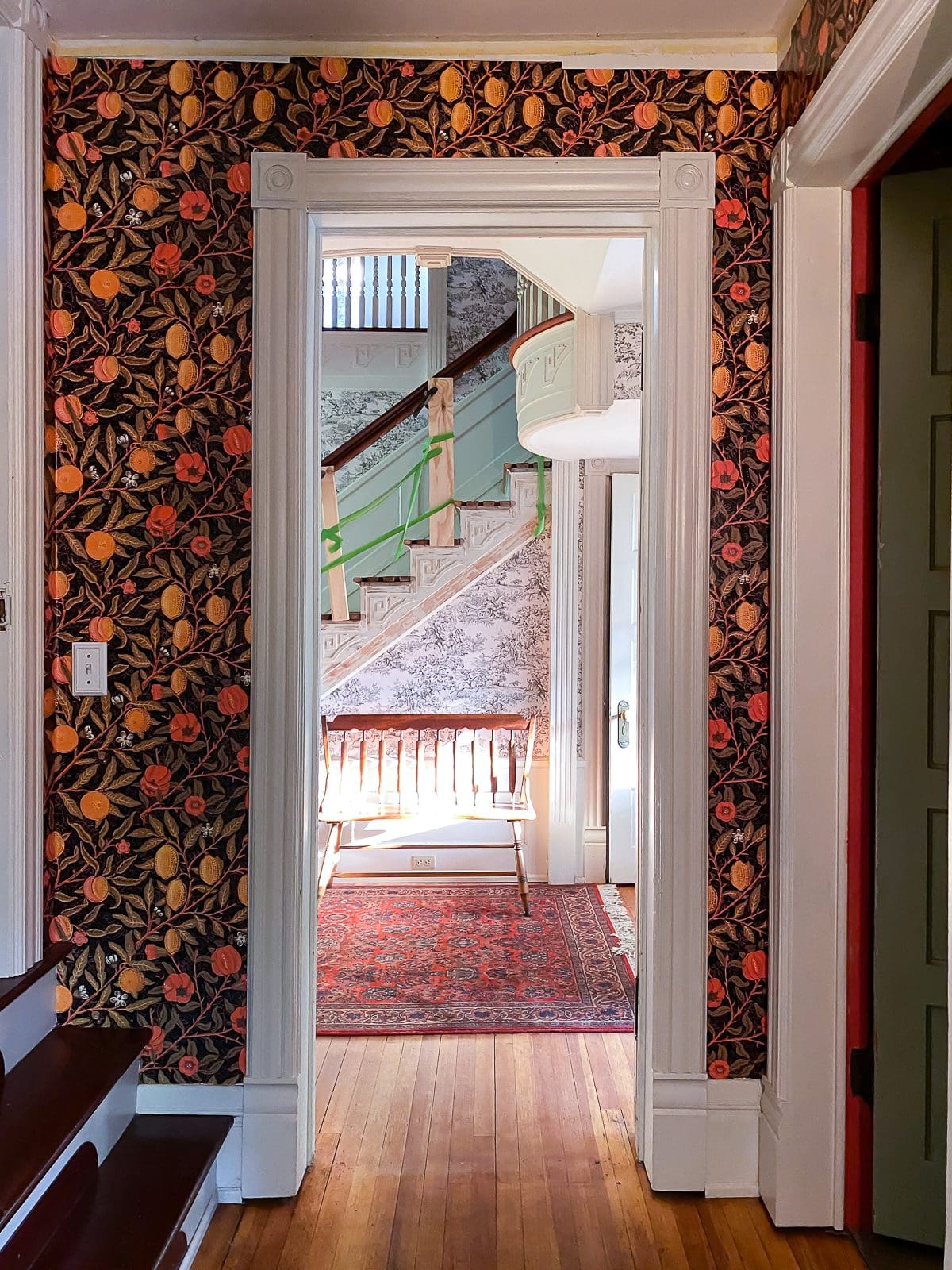 Blake Foyer A Foyer & Staircase Restoration Update – Blake Hill House