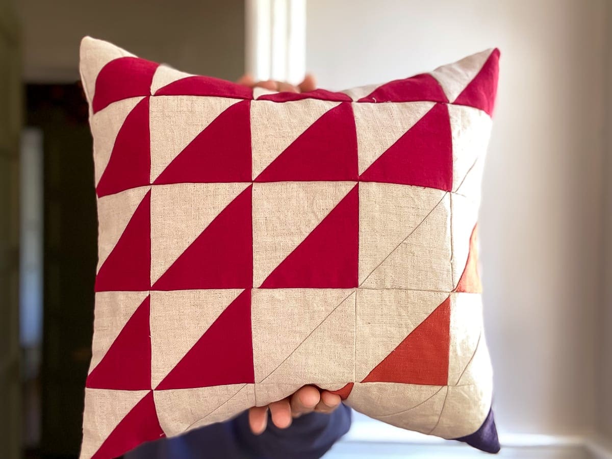 How to Sew a Throw Pillow (Tutorial) 